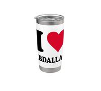 J'aime Abdallah Gobelet isotherme en acier inoxydable double paroi
