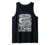 J'aime Anacondas et Peut-être 3 Personnes Python Snake Débardeur