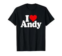 J'aime Andy, J'aime Andy Andrew Andrea T-Shirt Graphique avec Valeur