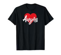 J'aime Angers France Femmes Coeur T-Shirt
