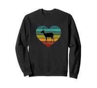 J'aime Antilopes Afrique Coeur Sauvage Serengeti Gazelle Sweatshirt