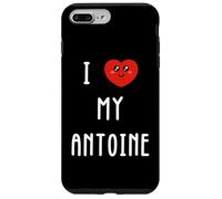 J'aime Antoine Nom Drôle Coque pour iPhone 7 Plus/8 Plus