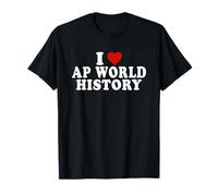 J'aime AP World History Red Heart Funny AP World History T-Shirt