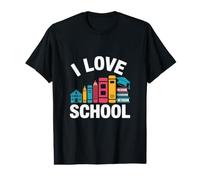 J'aime Apprendre avec enthousiasme à l'école T-Shirt Graphique avec Valeur