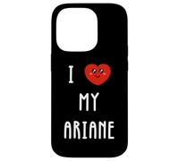 J'aime Ariane Nom Drôle Coque pour iPhone 14 Pro