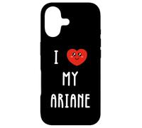 J'aime Ariane Nom Drôle Coque pour iPhone 17