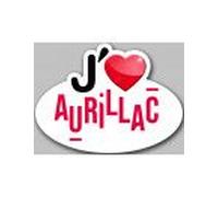 J'aime Aurillac - 15x11cm - Sticker/Autocollant
