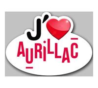 J'aime Aurillac - 15x11cm - Sticker/Autocollant