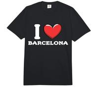 J'aime Barcelone Espagne Comfort Colors Adult Heavyweight T-Shirt