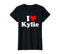 J'aime Beaucoup Kylie T-Shirt Graphique avec Valeur, Femme, Noir, XL