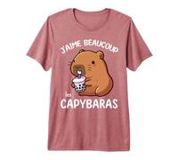 J'aime Beaucoup Les Capybaras pour Fan de Rongeur & Capybara T-Shirt Haut de Gamme