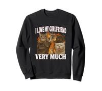 J'aime Beaucoup ma Copine, Un Chat de la génération Z, Brainrot Meme Sweatshirt
