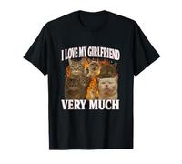 J'aime Beaucoup ma Copine, Un Chat de la génération Z, Brainrot Meme T-Shirt