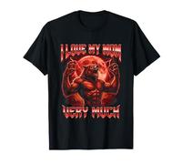 J'aime Beaucoup ma mère Brainrot Alpha Wolf Meme T-Shirt