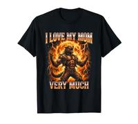 J'aime Beaucoup ma mère Brainrot Alpha Wolf Meme T-Shirt