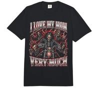 J'aime Beaucoup ma mère Hard Skeleton Meme Bootleg Comfort Colors Adult Heavyweight T-Shirt