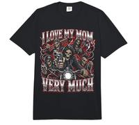 J'aime Beaucoup ma mère Hard Skeleton Meme Bootleg Comfort Colors Adult Heavyweight T-Shirt