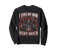 J'aime Beaucoup ma mère Hard Skeleton Meme Bootleg Sweatshirt