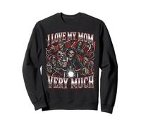 J'aime Beaucoup ma mère Hard Skeleton Meme Bootleg Sweatshirt