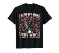 J'aime Beaucoup ma mère Hard Skeleton Meme Bootleg T-Shirt