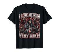 J'aime Beaucoup ma mère Hard Skeleton Meme Bootleg T-Shirt