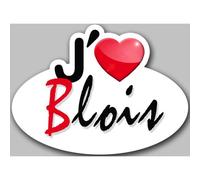 J'aime Blois - 15x11cm - Sticker/Autocollant
