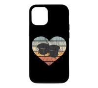 J'aime Bongos Rythme Tambour Afrique Cuba Percussion Coque pour iPhone 12/12 Pro