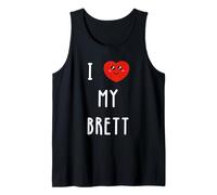 J'aime Brett Nom Drôle Débardeur