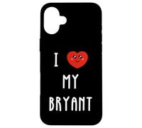 J'aime Bryant Nom Drôle Coque pour iPhone 16 Plus