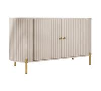 Jaime - buffet bas 139 cm - 2 portes et 1 étagère - Beige