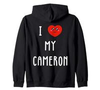 J'aime Cameron Nom Drôle Sweat à Capuche