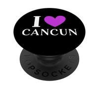 J'aime Cancun Mexique Vacances PopSockets PopGrip Adhésif