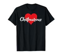 J'aime Châteauroux France Femmes Coeur T-Shirt