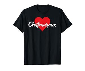 J'aime Châteauroux France Femmes Coeur T-Shirt