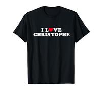 J'aime Christophe avec petite amie et petit ami Christophe T-Shirt