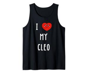 J'aime Cleo Nom Drôle Débardeur