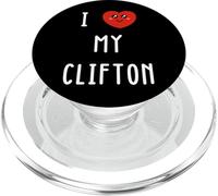 J'aime Clifton Nom Drôle PopSockets PopGrip pour MagSafe