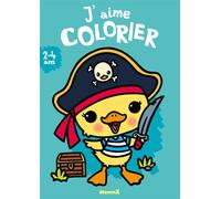 J'aime colorier (2-4 ans) (Canard pirate) - Nadine Piette - Hemma - broché - Livre-jeu