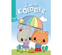 J'aime colorier - Lapine et chat - Livre de coloriage - Dès 4 ans