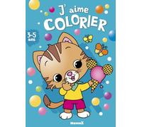 J'aime colorier - Chat et glace - Livre de coloriage - Dès 3 ans