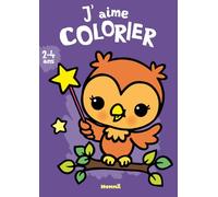 J'aime colorier - Hibou - Livre de coloriage - Dès 2 ans
