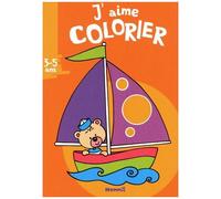 J'aime Colorier Ours Bateau