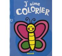 J'aime colorier - papillon: 2-4 ans