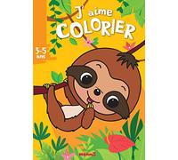 J'aime colorier - Paresseux - Livre de coloriage - dès 3 ans