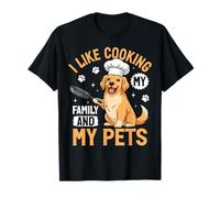 J'aime Cuisiner ma Famille et Mes Animaux de Compagnie T-Shirt