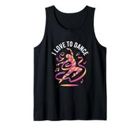 J'aime danser un art du mouvement dynamique Débardeur