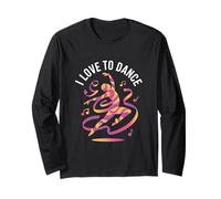 J'aime danser un art du mouvement dynamique Manche Longue