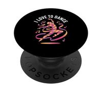 J'aime danser un art du mouvement dynamique PopSockets PopGrip Adhésif