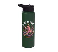 J'aime danser un art du mouvement dynamique Stainless Steel Insulated Water Bottle
