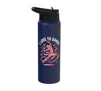 J'aime danser un art du mouvement dynamique Stainless Steel Insulated Water Bottle
